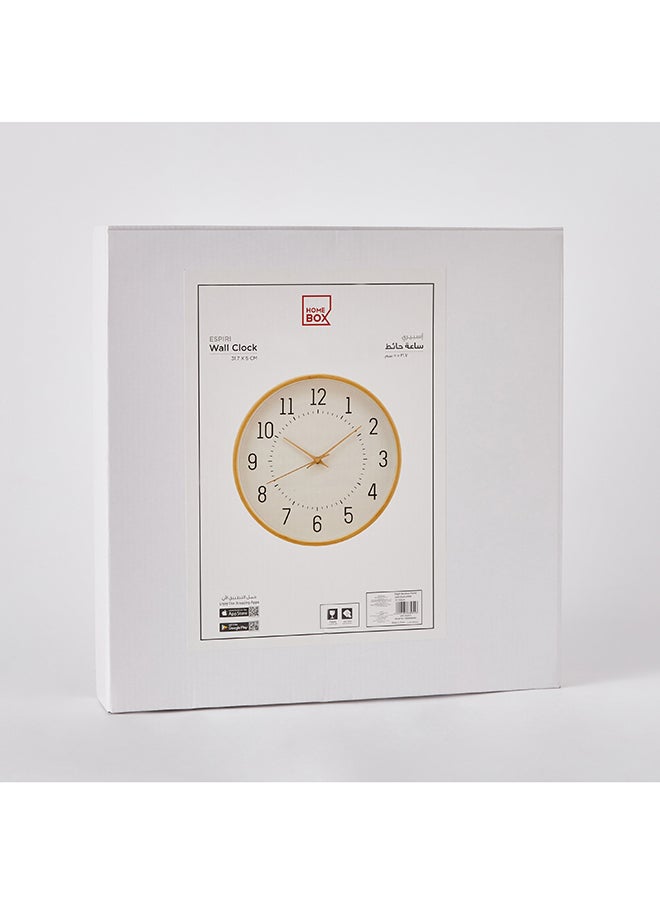 Home Box Espiri Bamboo Frame Wall Clock 31.7 x 31.7 x 5 cm  - Image 5