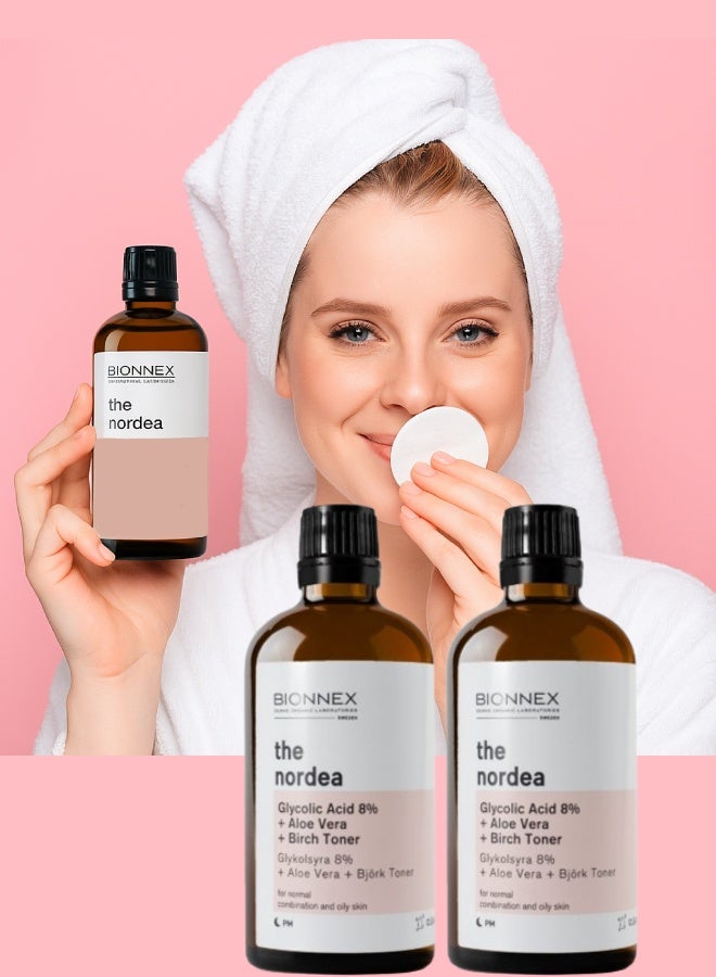 BIONNEX 2 Pieces Bionnex The Nordea Glycolic Acid 8% 100ml - Image 1