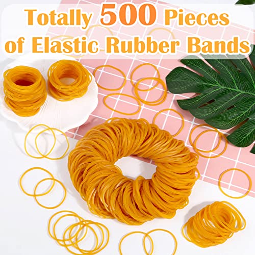 selizo Rubber Bands, Selizo 500Pcs Elastic Bands Small Rubber Bands Bulk for Office Supplies Bank Home and Various Purpose - Image 2