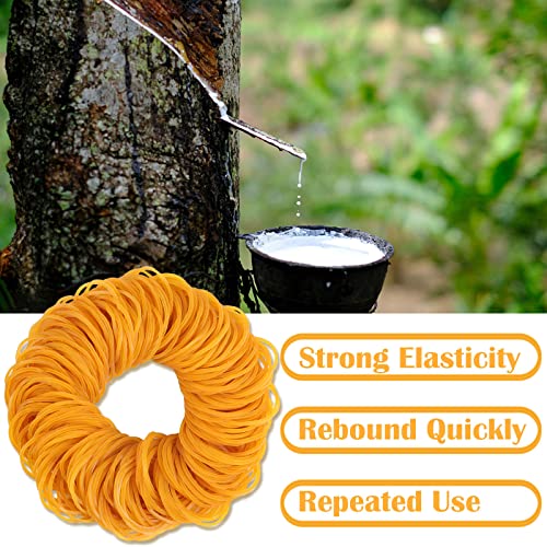 selizo Rubber Bands, Selizo 500Pcs Elastic Bands Small Rubber Bands Bulk for Office Supplies Bank Home and Various Purpose - Image 3