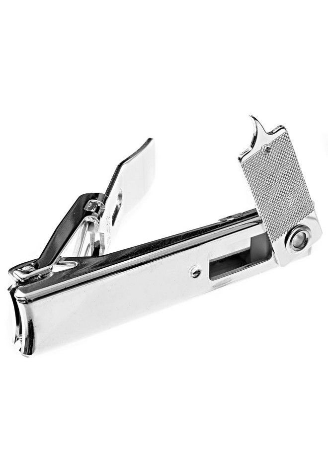 Generic - Ultra Clip Sharp Nomess Fingernail And Toenail Wide Jaw Nail Clippers That Catch Your Clippings For Men And Women Silver - Image 1