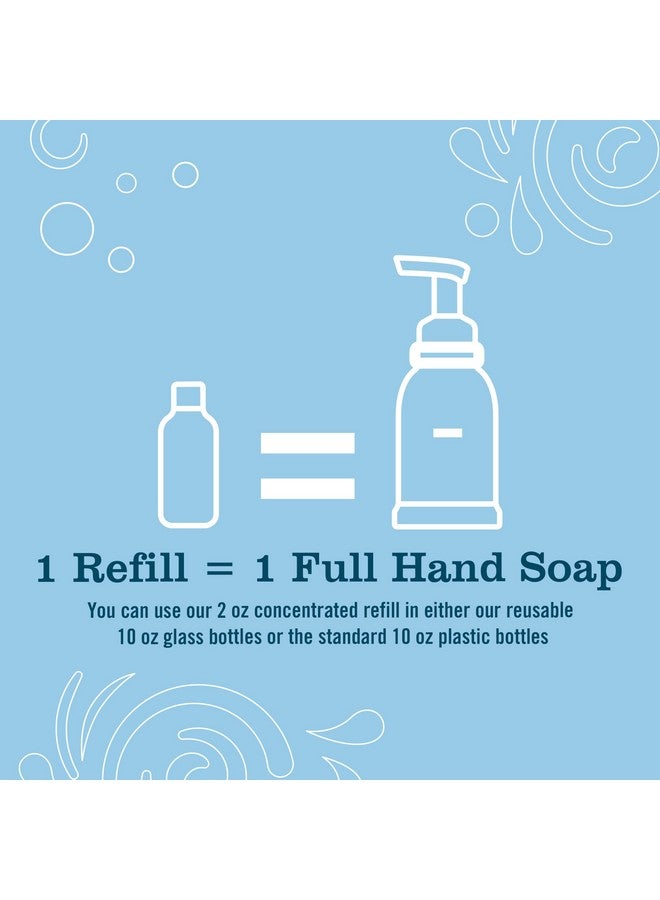 Mrs. Meyer's Clean Day Foaming Hand Soap Concentrated Refills 4 Concentrated Refills (2 Fl. Oz Each) Rain Water Scent Makes 40 Fl. Oz. Of Foaming Soap Total - Image 3