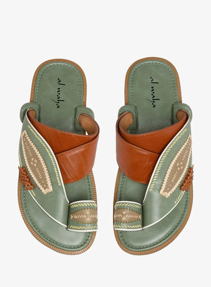 Al Waha Men Leather Arabic Sandals Ramadan Collection