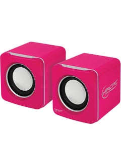 Arctic S111 BT 1+1 Portable Multimedia Bluetooth Speaker - Pink (AR SP009PK)  - Image 1