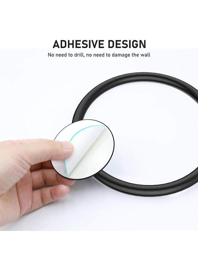 1 pcs Towel Holder, Adhesive Hand Towel Holder for Bathroom Wall 304 Stainless Steel Towel Ring Towel Hanger Heavy Duty Towel Racks for Bathroom  - Image 3