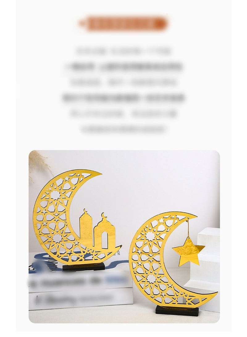 Nariele European and American Moon Castle 3D Ornament - Image 3