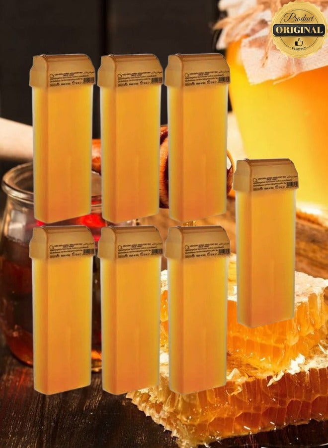 Spa System 7 Pieces Honey Depilatory Wax Refill Beige 100ml - Image 1