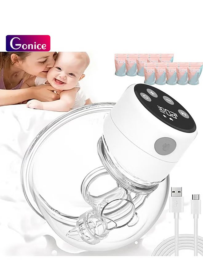 Gonice - يمكن ارتداؤها¬†مضخة الثدي¬†كهربائية¬†بدون استخدام اليدين¬†-¬†مريحة ومحمولة وخالية من الألم - Image 1