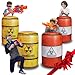 NINOSTAR 4 Pack Inflatable Battle Battlefield BarrelsGreat for Party Laser Tag Gun Game Battle Obstacles by Ninostar - Image 2