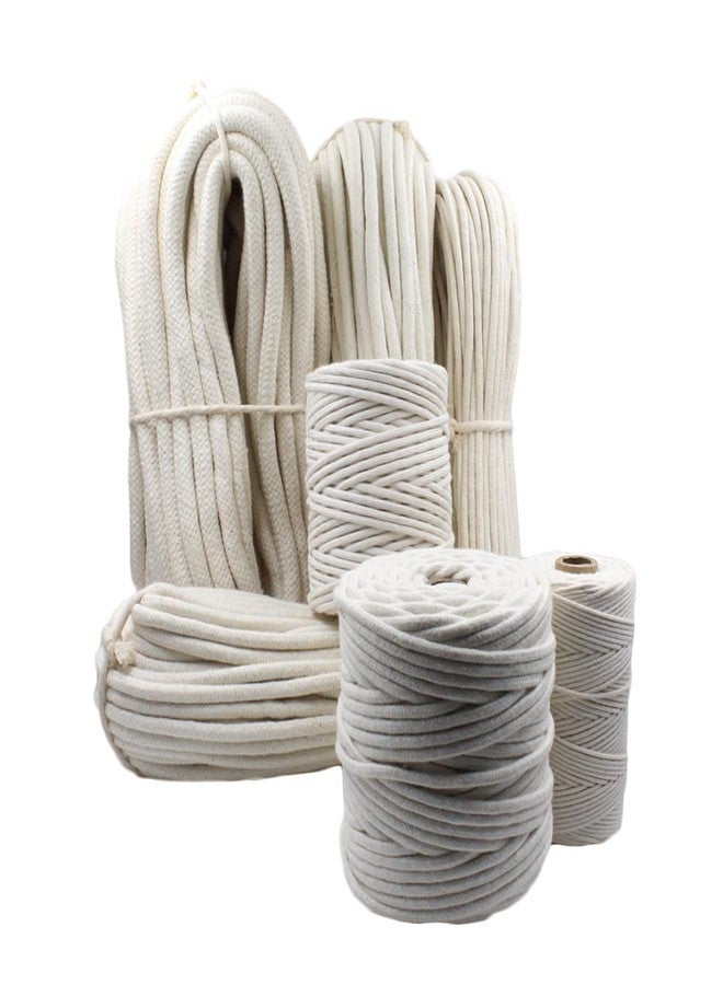 BOBBINY | Premium Cotton Like Tight Rope Braided Cord Twine String for DIY Craft - Versatile, Durable, Eco-Friendly | Off White | 2 mm, 25 Meter - Image 5