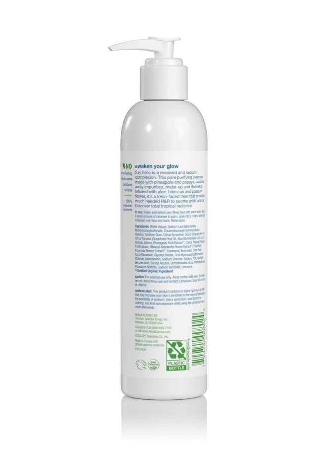 Alba Botanica Alba Botanica Exfoliating Facial Cleanser, with Pineapple Enzyme and Aloe Vera, 8 Oz (Packaging May Vary)  - Image 2