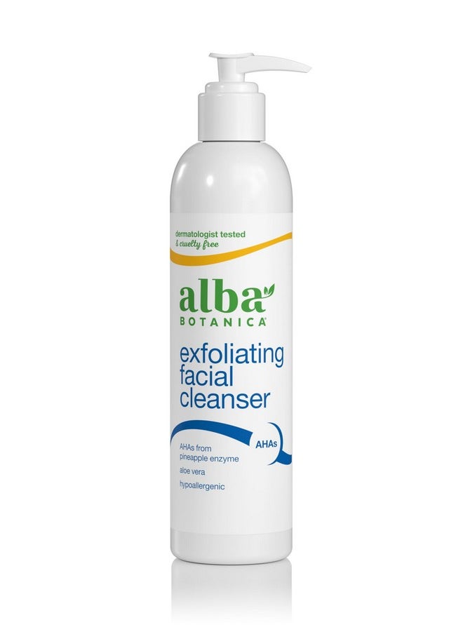 Alba Botanica Alba Botanica Exfoliating Facial Cleanser, with Pineapple Enzyme and Aloe Vera, 8 Oz (Packaging May Vary)  - Image 1