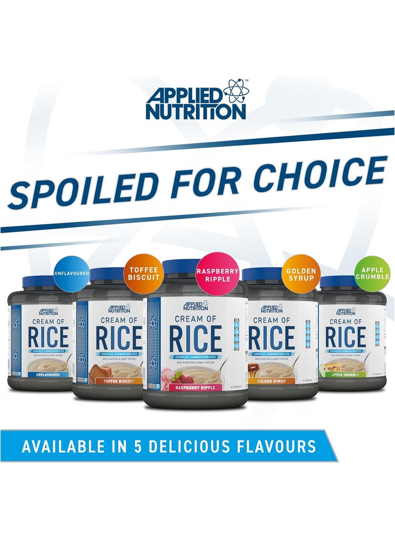 Applied Nutrition Cream of Rice High Carbohydrate Supplement Toffee Biscuit 2 kg - Image 4