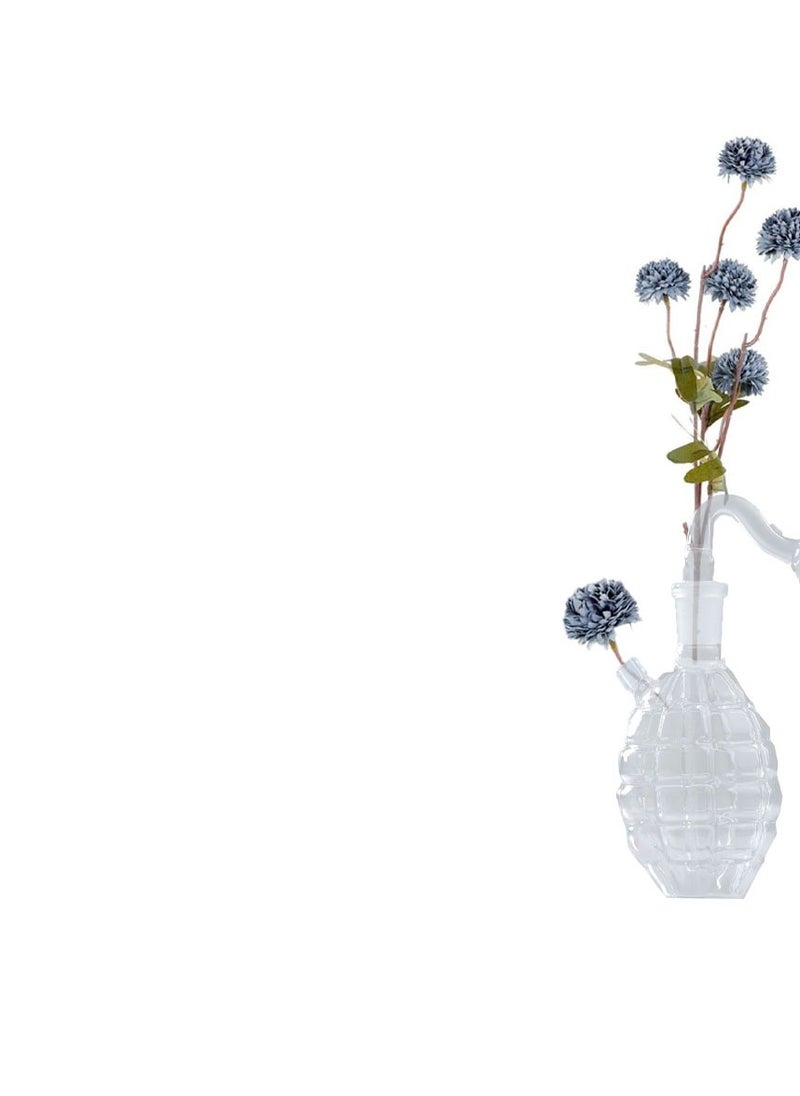 Generic Mini Glass Home Decorative Heat Resistant Oil Lamp Vase 