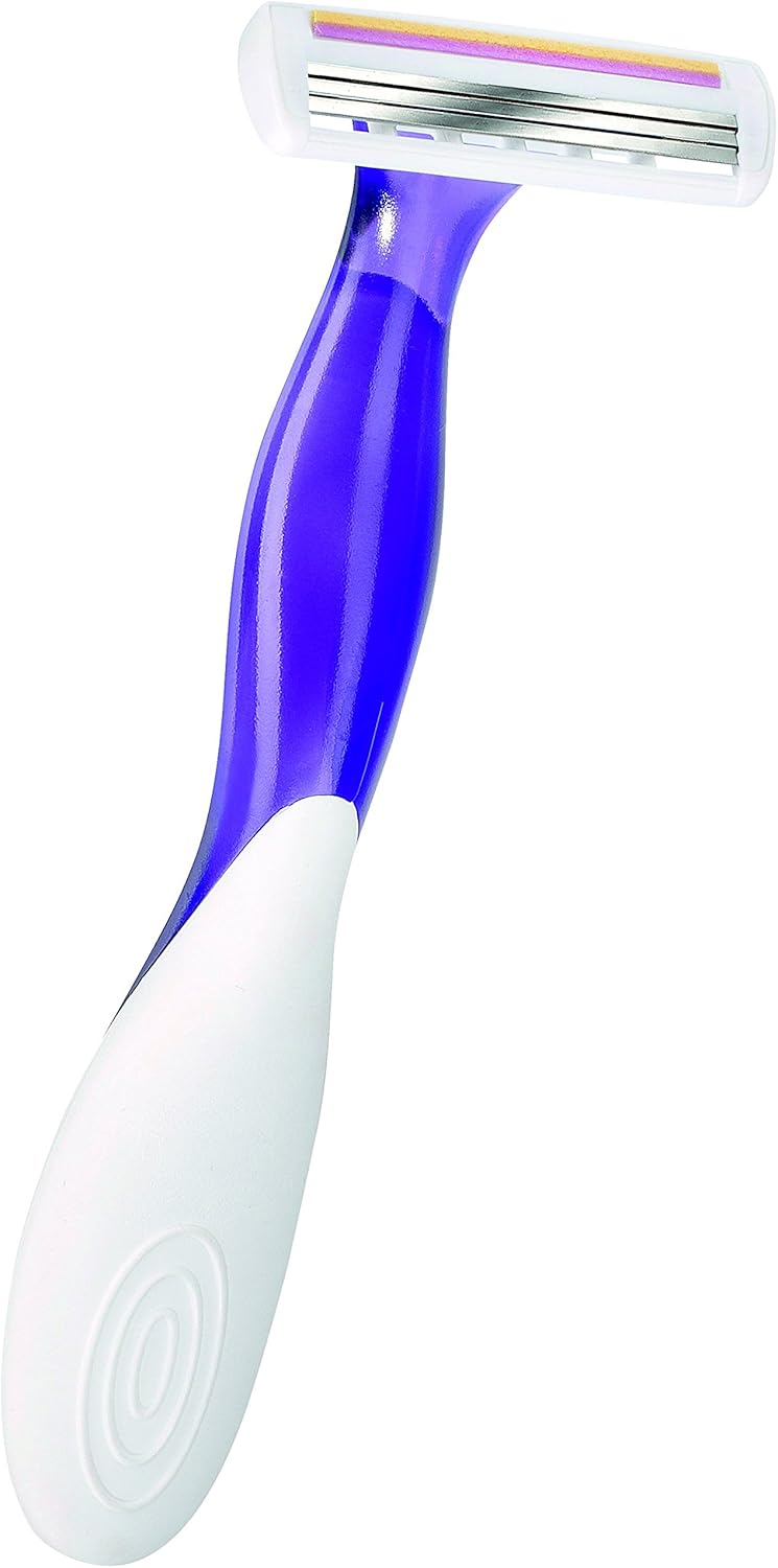BIC Miss Soleil Colour Collection 3Blade Razors for Women with Easy Grip Handle and Lubricating Strips Pack of 8 - Image 2