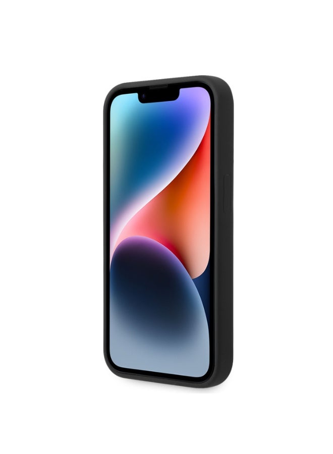 كارل لاغرفيلد كفر جوال ايفون 14 برو ماكس سيليكون لون أسود من كارل لاغرفيلد Karl Lagerfeld Silicone Karl`s Head Hard Case for iPhone 14 Pro Max - Image 5