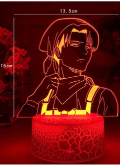 althiqahkey Anime 3D LED Lamp Manga 3D Night Light Anime Figures W/Anime EID Gifts Anime Birthday Gifts RGB 16 Colors W/Remote Control  - Image 5