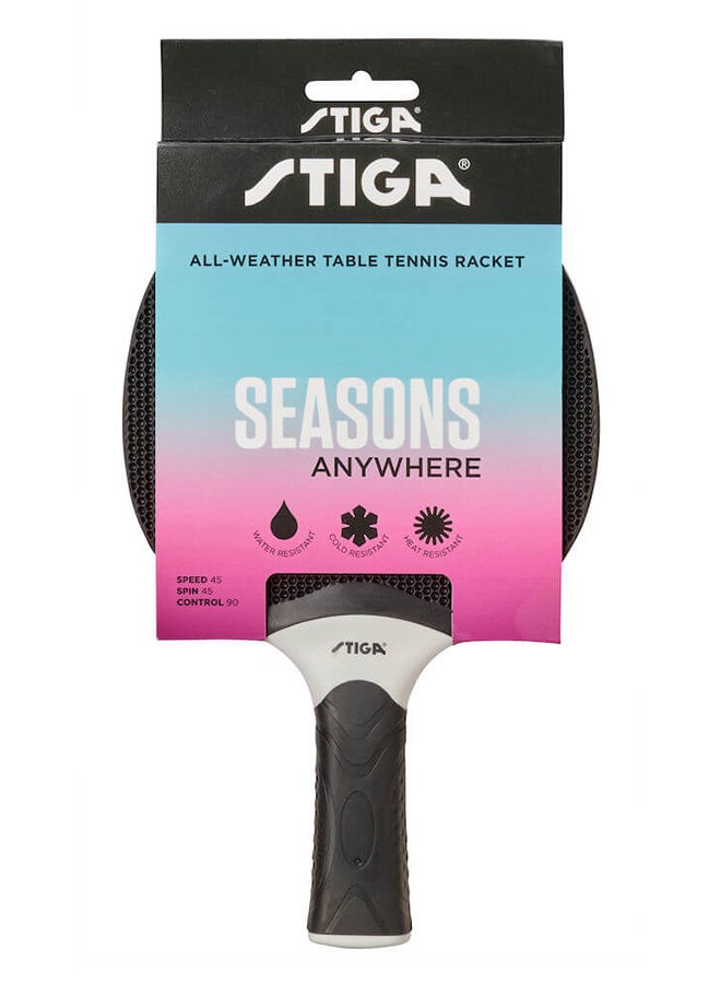 Stiga Seasons Anywhere Table Tennis Bat, Black - Image 2