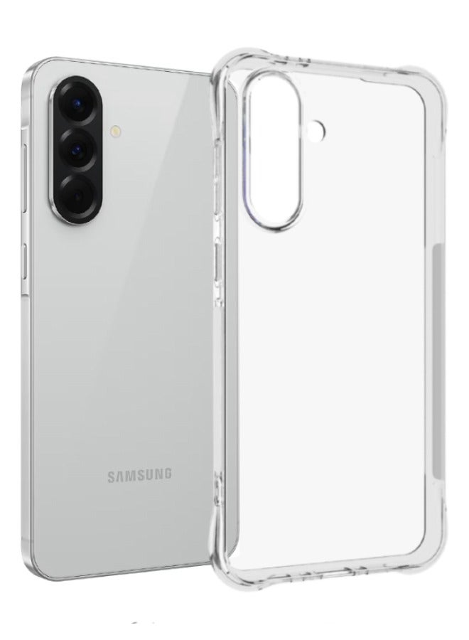 Samsung Galaxy A56 5G Case, Designed for Galaxy A56 with Four Corner Anti-Fall Airbags, Slim Flexible TPU Rubber Soft Silicone Anti Slip Case Cover Fit for Samsung A56 5G 6.7 inch, Clear  - Image 5