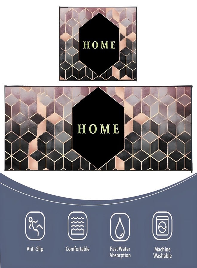 SKYTONE Kitchen Mat 2 Pcs, Waterproof Memory Foam Kitchen Rugs, Standing Desk Mat Floor Mats, Floor Cushioned Kitchen Rugs and Mats Waterproof Comfort Standing Mat,Sink (Fresh Home) - Image 5