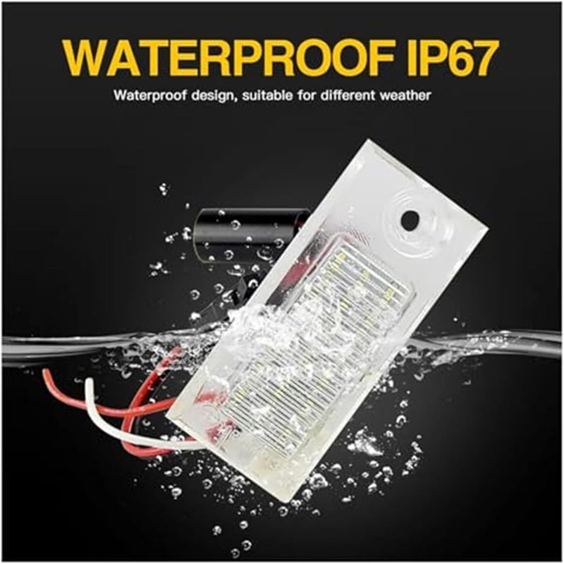 Yurefax LED License Plate Lights for A6 C5 4B Sedan - Image 3