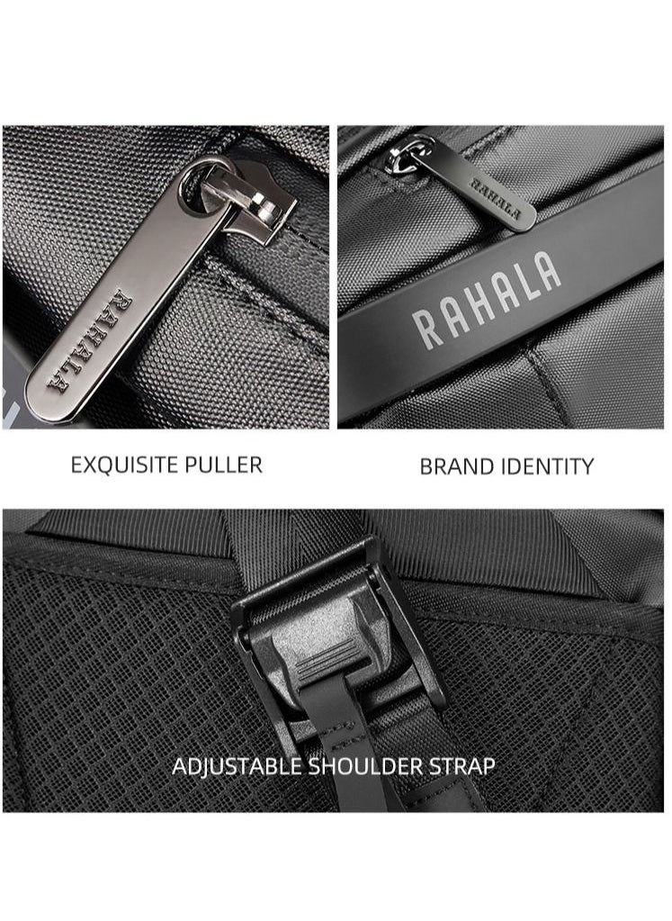 RAHALA BNG-130 8.6-Inch Tablet Chest Business Messenger Sling Crossbody Bag  - Image 4
