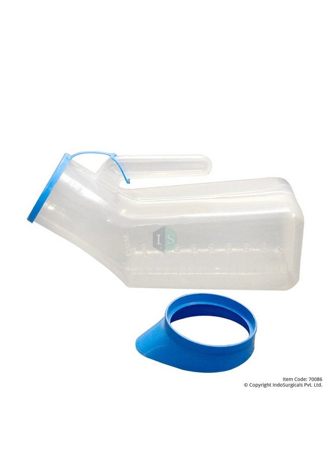 IS IndoSurgicals Unisex Polypropylene Autoclavable Urinal (1000 Ml)  - Image 2