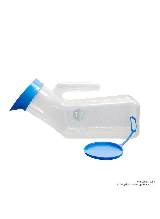 IS IndoSurgicals Unisex Polypropylene Autoclavable Urinal (1000 Ml)  - Image 3