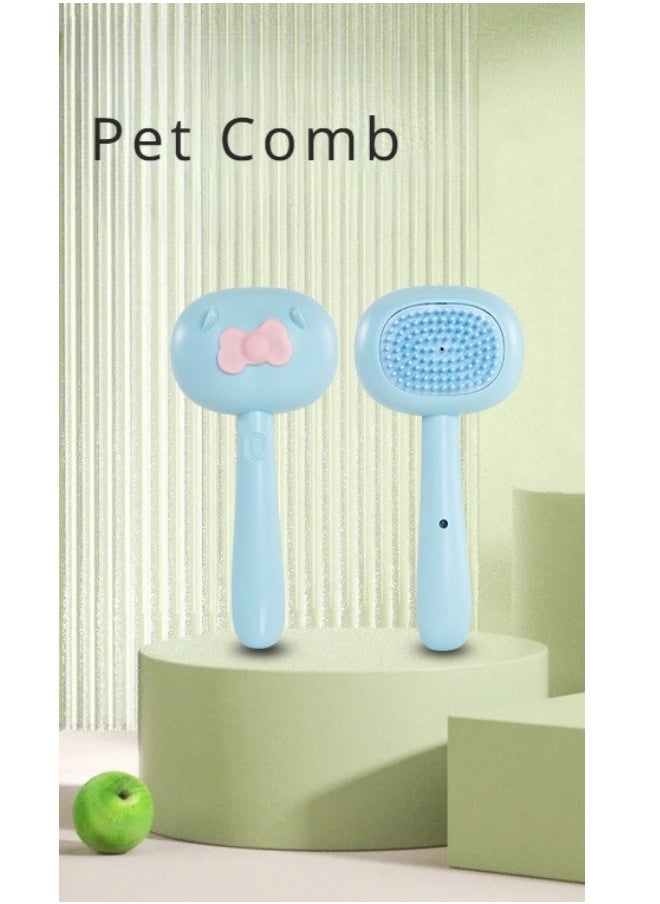 Generic 1Pc，Pet Bath Brush with Handle, Shampoo Dispenser Brush Cat Shower Brush for Bathing, Deep Cleaning Cat Grooming Supplies for Short and Long Hair Dogs and Cats  - Image 1