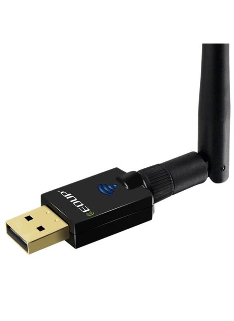 EDUP EP-DB1607 600Mbps 2.4GHz & 5GHz Dual Band Wireless Wifi USB 2.0 Ethernet Adapter Network Card