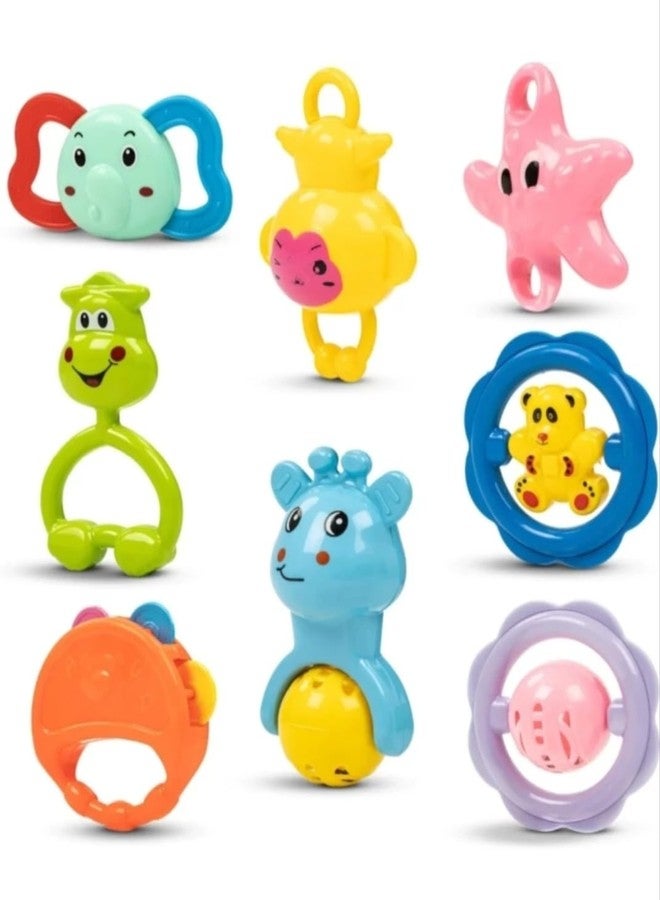 Sawkirp Darshraj Baby Rattles with Teether, Set of 7