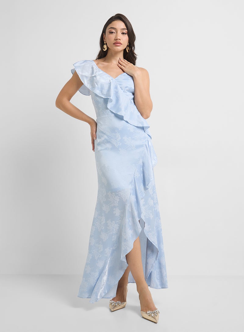 ELLA Floral Ruffle Maxi Dress  - Image 1