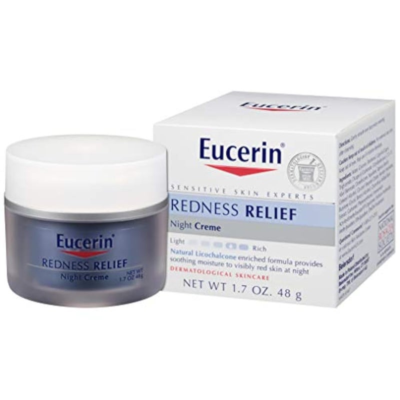 Eucerin Redness Relief Soothing Night Cr?me, 1.7 Ounce - Image 1