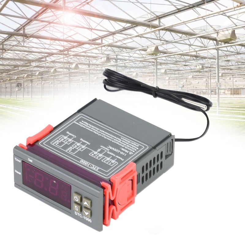 Digital Temperature Controller Dual Relay Output Thermostat with Negative Temperature Coefficient (110V - 220VAC) - Image 4