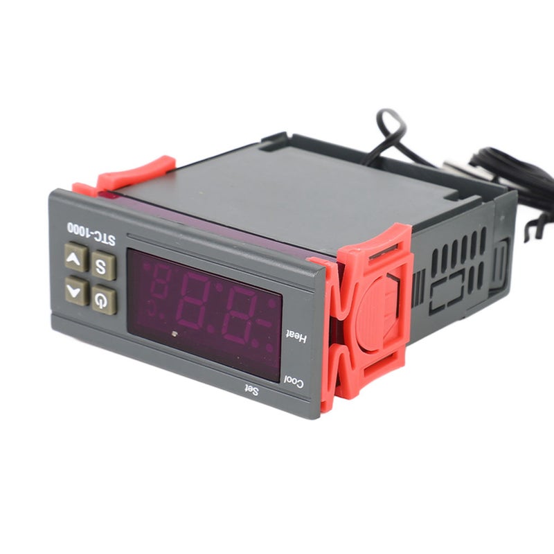 Digital Temperature Controller Dual Relay Output Thermostat with Negative Temperature Coefficient (110V - 220VAC) - Image 5