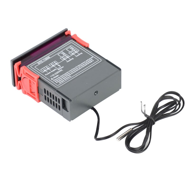 Digital Temperature Controller Dual Relay Output Thermostat with Negative Temperature Coefficient (110V - 220VAC) - Image 1