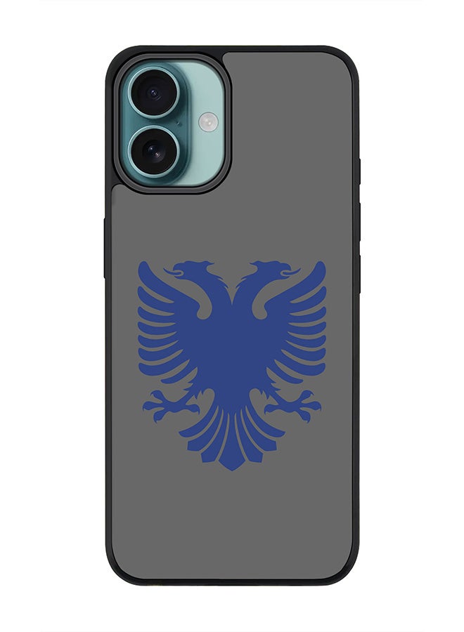 Stylizedd For iPhone 16 Plus Case [Compatible with MagSafe] Slim Magnetic cover Phone Case iPhone 16 Plus -Albanian Eagle - Image 1