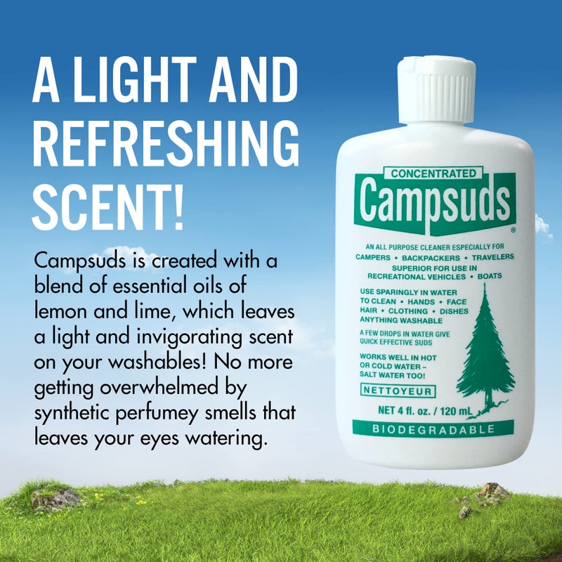 Concentrated Campsuds All Purpose Cleaner, 4-Ounce, Green - Image 4