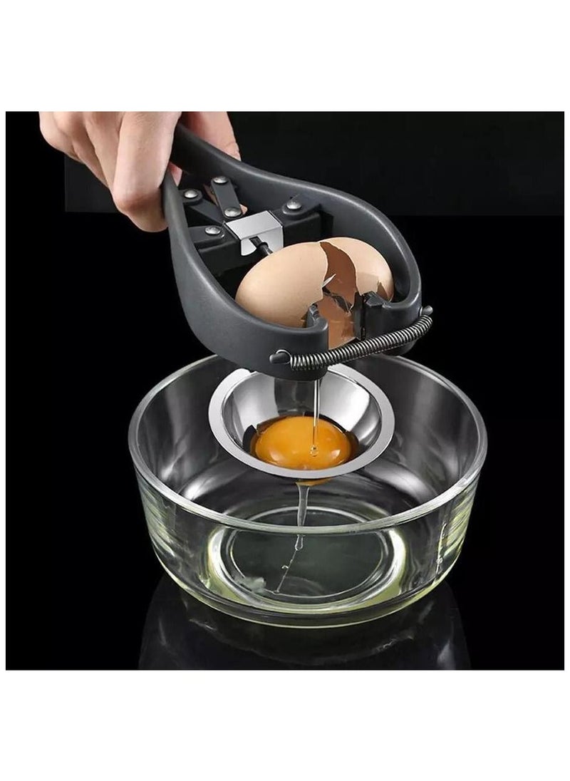 Lady Kitchen - Egg breaker, multifunctional, great tool for separating egg ingredients (2 in 1) - Image 1