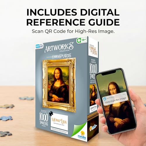 RONDA Art Puzzles 2Pack 1000Piece Set Featuring Mona Lisa Starry Night an Expert Art Challenge for Adults Designed for Deep Focus Creative Flow a Truly Rewarding Accomplishment - Image 5