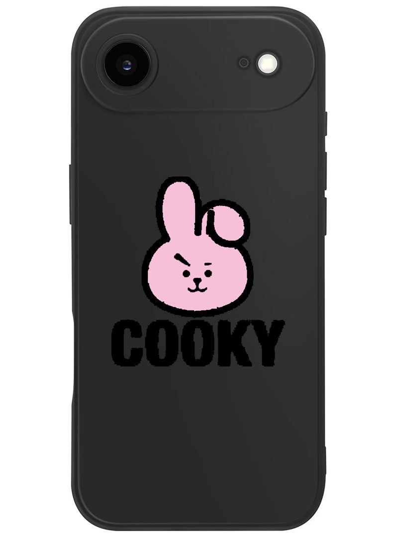 Theodor Protective Slim Fit Case Liquid Silicone Cover with Full Body Protection Anti-Scratch Shockproof Case For Apple iPhone 17 Air (Black) Cooky - Image 1