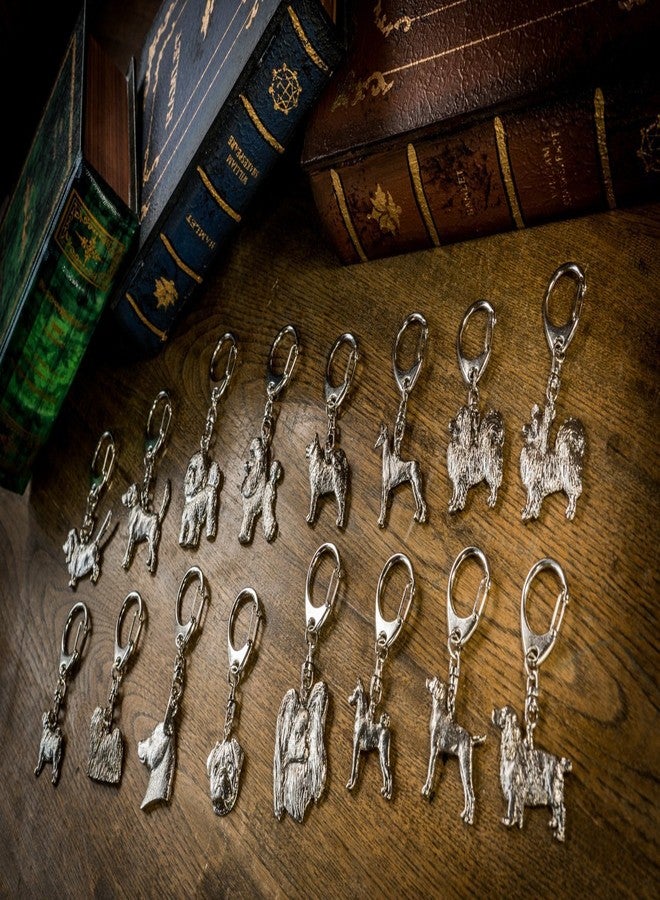 DOG ARTS JP Blood Hound Made in U.K Artistic Style Dog Key Ring Collection - Image 5