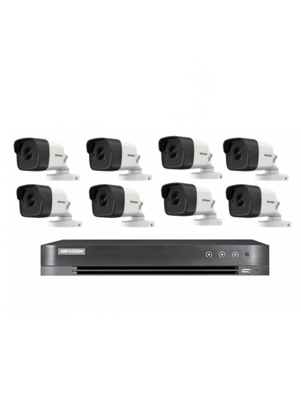 hikvision Hikvision 8 Cameras 5 Megapixel Internal External With Channel Recording Device N70056632V
