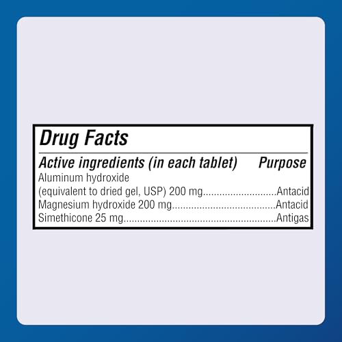 MAJOR Mintox Plus Tabs - Antacid Plus Anti-Gas Tablets - Helps Quickly Relieve Acid Indigestion, Heartburn, Sour Stomach, and Gas - Lemon Mint Flavored - 100 Count (1 Pack) - Image 4