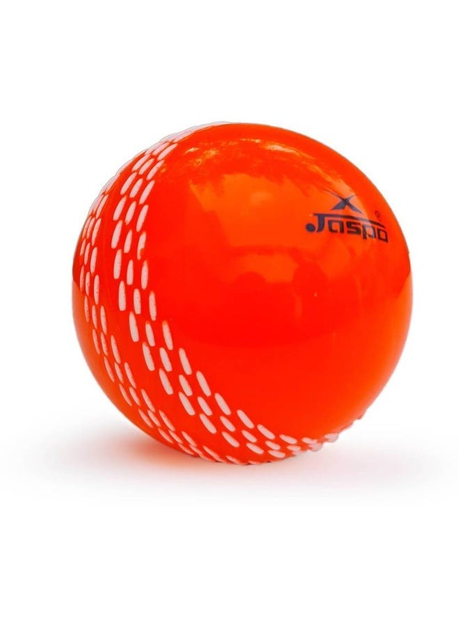 Jaspo Jaspo T-20 Plus for Indoor & Outdoor Street Cricket Synthetic Ball  (Standard, Pack of 1, Orange) - Image 1