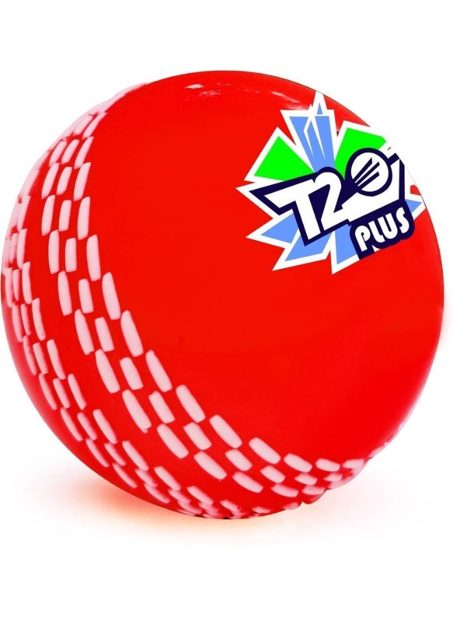 Jaspo Jaspo T-20 Plus for Indoor & Outdoor Street Cricket Synthetic Ball  (Standard, Pack of 1, Orange) - Image 3