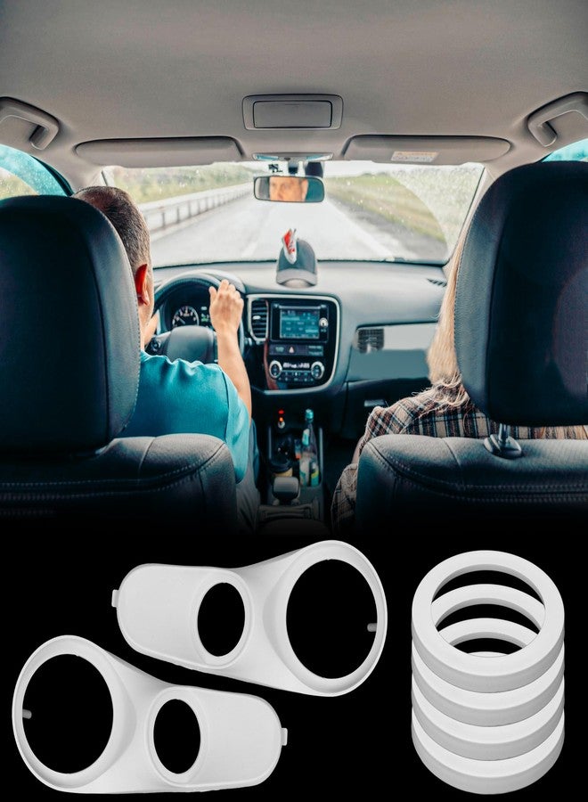 KH866 1 Pair (2pcs) Car Audio Speaker A Column Tweeter Bracket Gasket Fit for 2 Inch 3.5 Inch 3.8 Inch Speakers Plastic Washer - Image 2