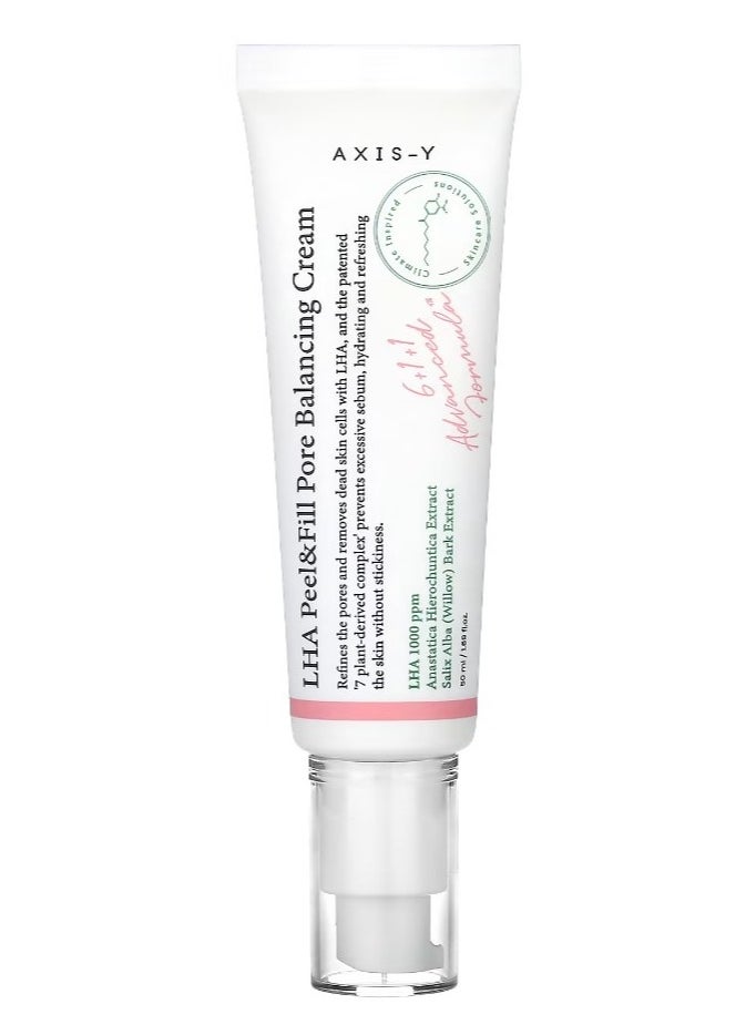 AXIS-Y - LHA Peel&Fill Pore Balancing Cream 50ml. Moisturizing, nourishing - Image 1