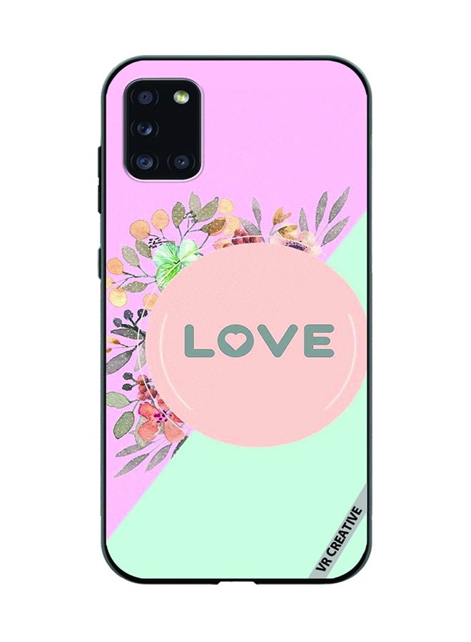 VR CREATIVE Protective Case Cover For Samsung Galaxy A31 Love Design Multicolour - Image 1