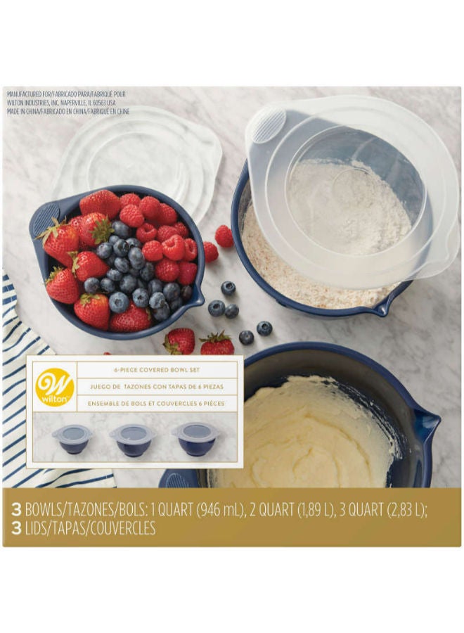 Wilton 6 pcs Set Covered Bowl - Image 4